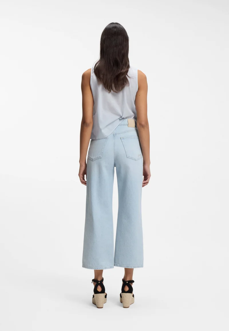 بوس Straight-fit jeans in blue denim