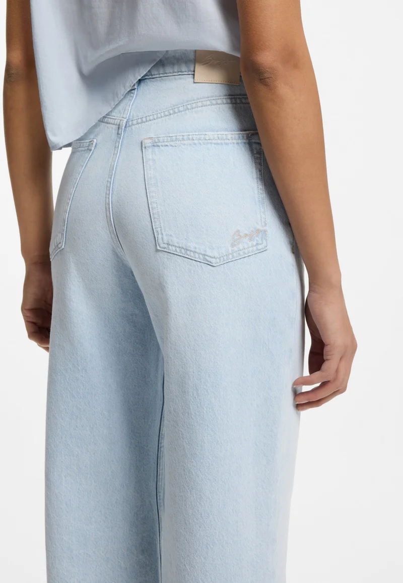 BOSS Blue Straight-fit jeans in blue denim for Women | Best Price UAE
