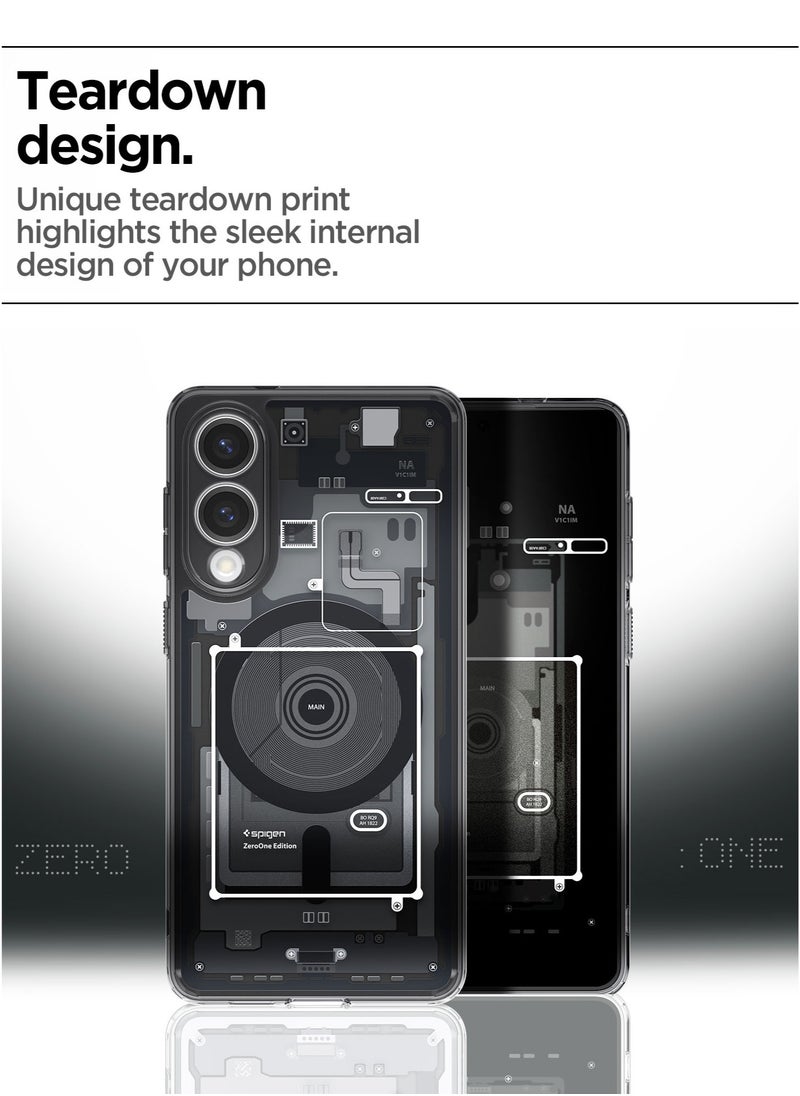 Spigen Ultra Hybrid MagFit for Samsung Galaxy S25 EDGE Case Cover with MagSafe (2025) - Zero One Black  - Image 4