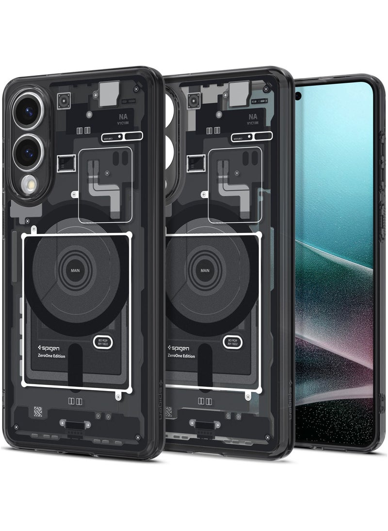 Spigen Ultra Hybrid MagFit for Samsung Galaxy S25 EDGE Case Cover with MagSafe (2025) - Zero One Black  - Image 1