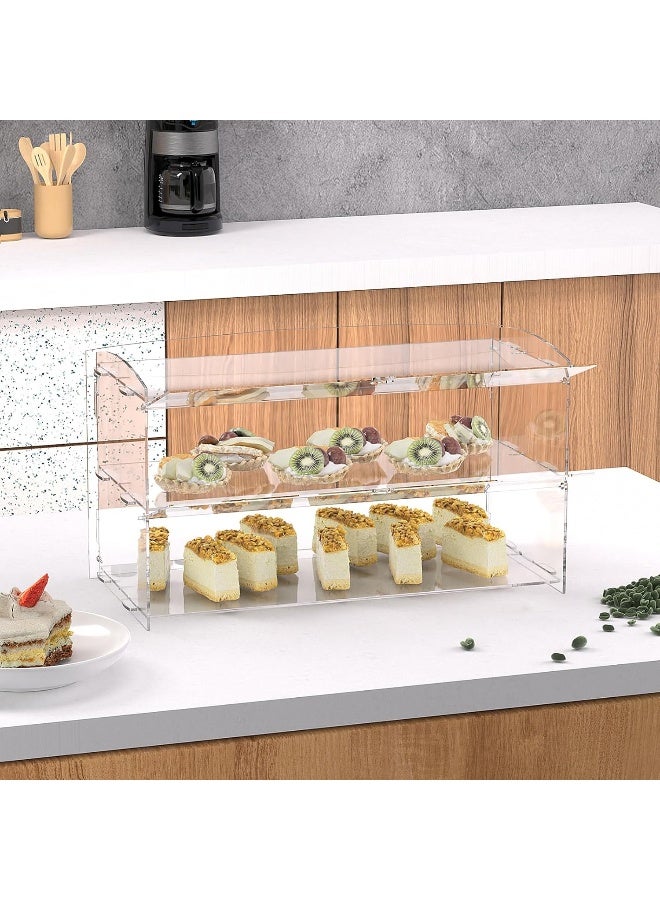 TPGP Acrylic Pastry Display Case, 2 Tier - 19" X 10" X 9" - Image 5