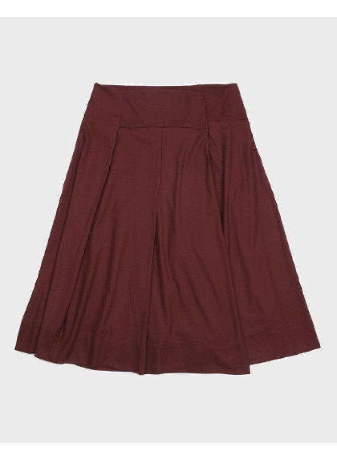 Zara A-Line Midi Skirt With Pleats, Loose Bohemian Style, Flattering And Slimming - Image 1