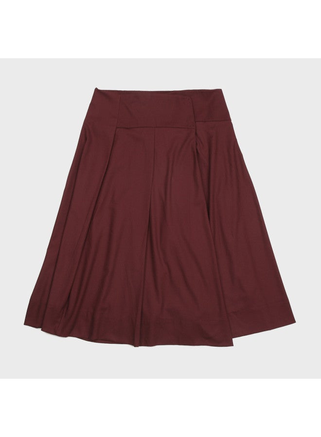 Zara A-Line Midi Skirt With Pleats, Loose Bohemian Style, Flattering And Slimming - Image 2