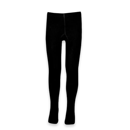 Supersox Tights for Girls, Made with Breathable, Anti Odour & Moisture Absorbent Combed Cotton, Ideal for Ballet/Dancing/Everyday Activity (Black, Pack of 1) (IN, Age, 4 Years, 6 Years, Black) - Image 1
