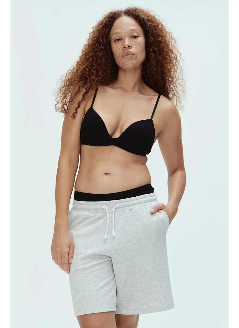 اتش اند ام Non-wired cotton push-up bra