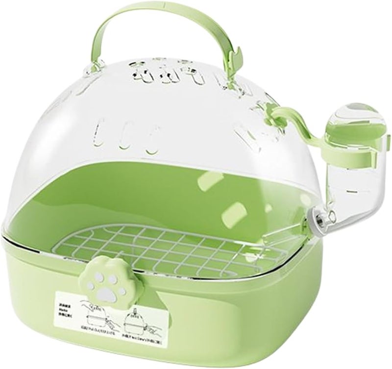 Green Bird Travel Carrier Lightweight Foldable Ventilated Pet Outing Case - Image 2