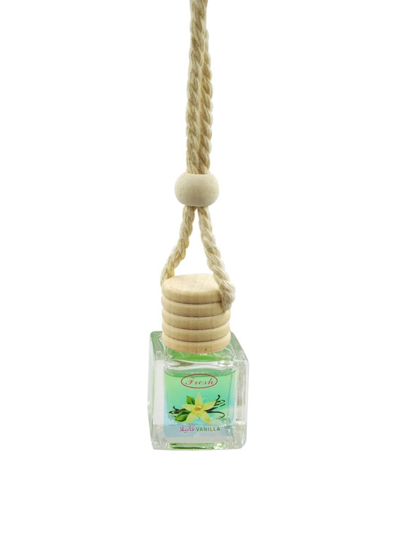 FRESH Vanilla Car Air Freshener - Hanging Perfume Diffuser - Image 3