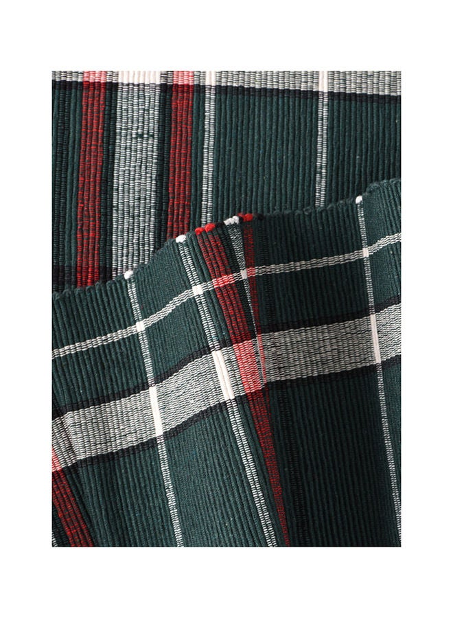 Dream Decor Green checks print place mat - Image 2