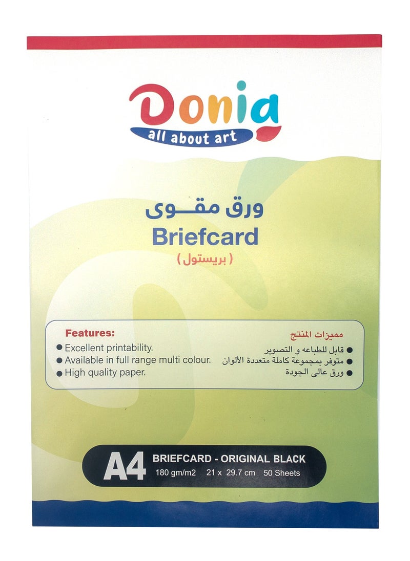 Donia cardboard paper white A4 50 sheets  - Image 5