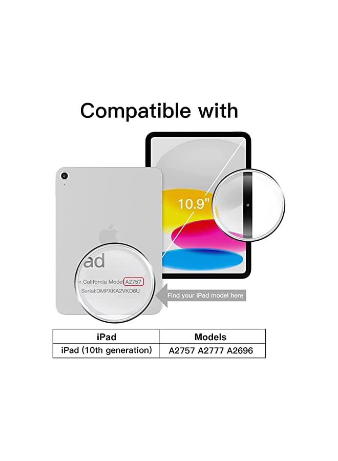 erorex 3 Pack Paperfeel Screen Protector For Ipad 10 2022 10.9 Inch Matte Pet Film For Drawing Face Id Compatible Paperfeel Film Ipad 10 2022 10.9 Inch Paper Like Protector  - Image 2