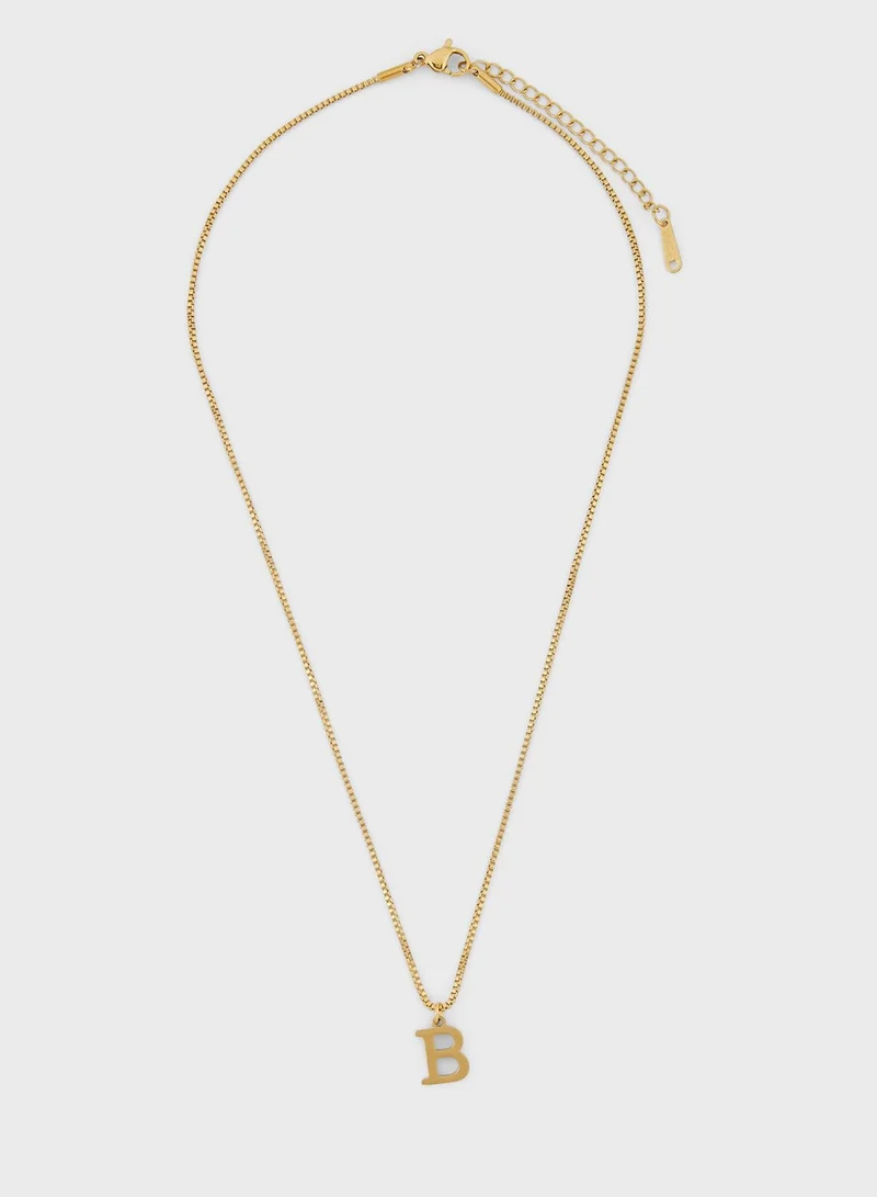 Petit Moments B-Letter Necklace