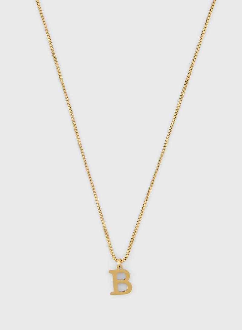 Petit Moments B-Letter Necklace