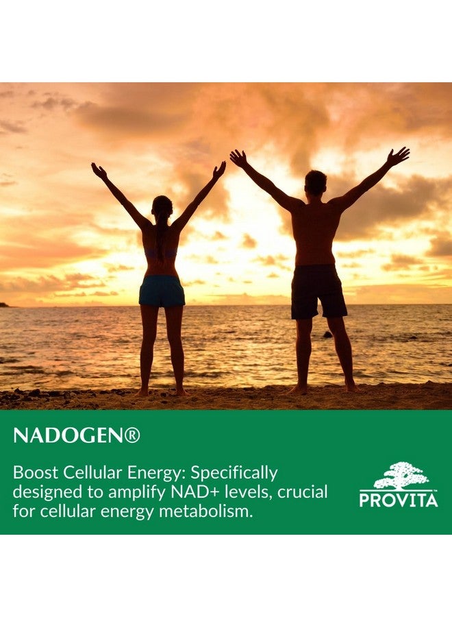 PROVITA Nadogen® - Boost NAD+ Levels, Support Cellular Energy Metabolism & Combat Aging (60 Capsules) - Image 4