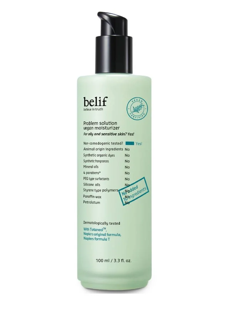 THE FACE SHOP belif problem solution vegan moisturizer 100