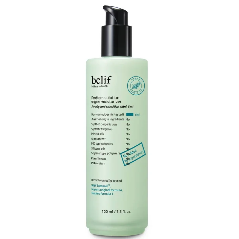 belif problem solution vegan moisturizer 100