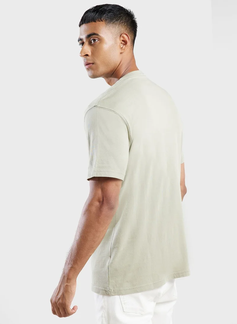American Eagle Essential Crew Neck Knitted T-Shirt
