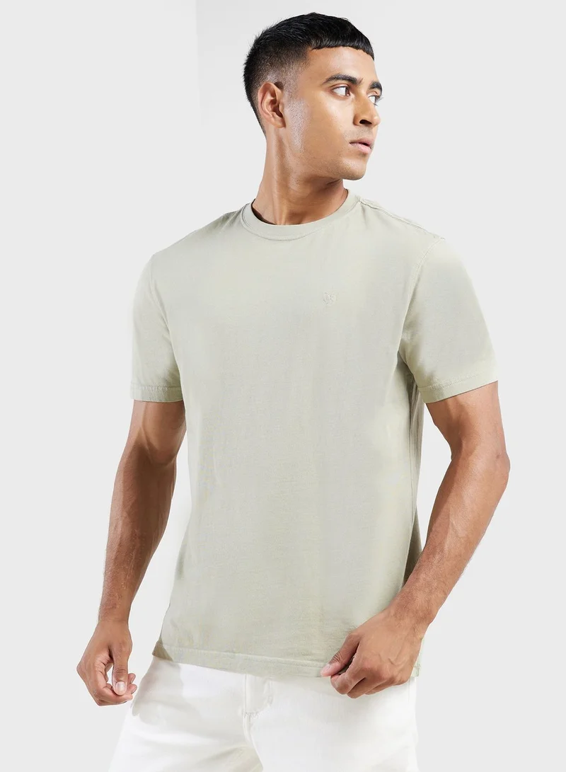 American Eagle Essential Crew Neck Knitted T-Shirt