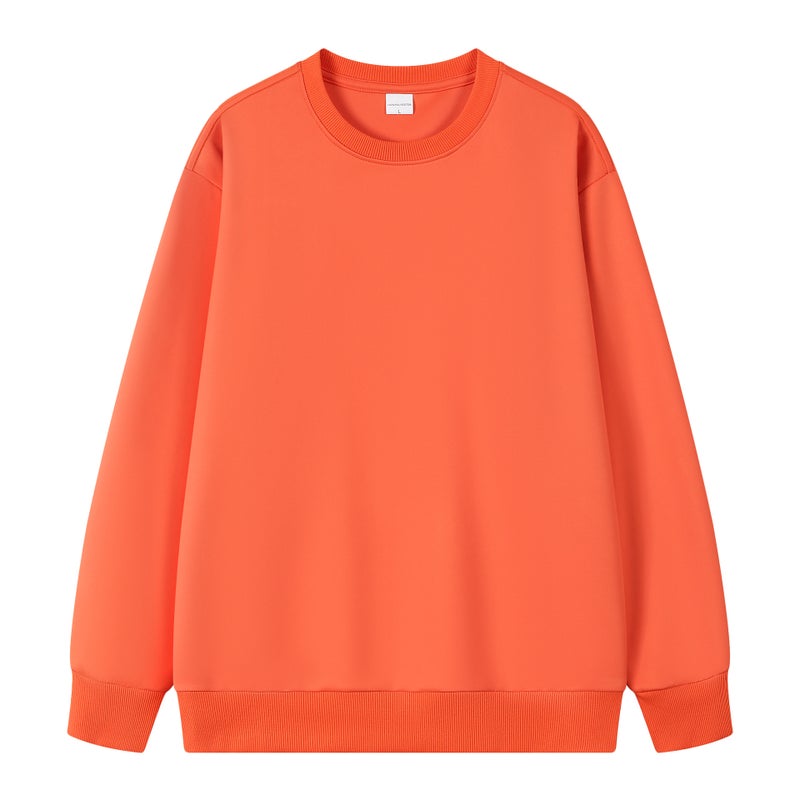 Special For 255 Grams Of Mercerized Health Cloth Solid Color Loose Round Neck Pullover Vests Printing Logo Embroidery - Image 1