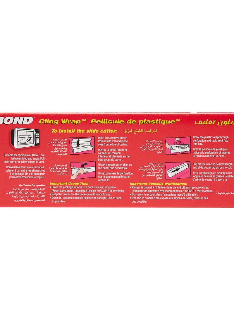 Diamond Cling Wrap Clear 500feet - Image 3