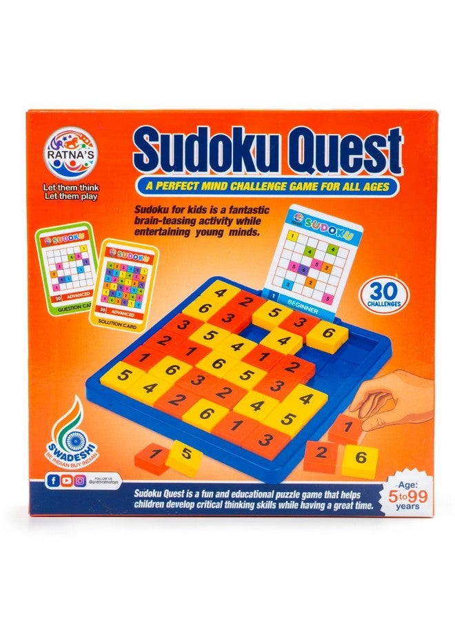 Ratna's Sudoku Quest Mind Challenging Travelling Board Game for Kids & Adults - Image 5