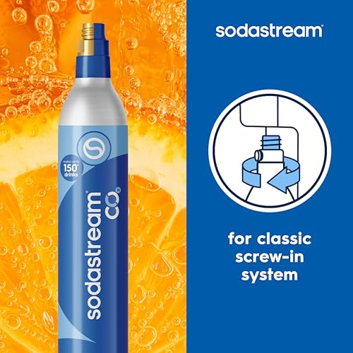 SodaStream CO2 Gas Carbonation Bundle - 3 Cylinders - Blue Screw-in System - Never run out of CO2 Again - Compatible with Fizzi, OneTouch, Jet, Spirit, Penguin, Ninja Thirsti, DrinkMate, Aarke - Image 2