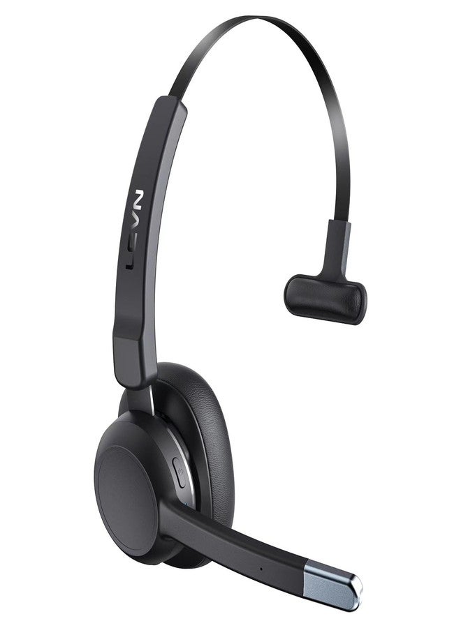 LEVN Trucker Headset, Trucker Bluetooth Headset with Noise Cancelling Microphone & Mute Button, Bluetooth Headsets V5.2 Multipoint for Work from Home/Cell Phone/Computer/Zoom/Teams/Truck Driver - Image 1