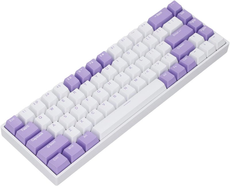 68 Portable Switch Blue RGB RGB Wireless Keyboard Mechanical Game Keyboard for White ABS - Image 2