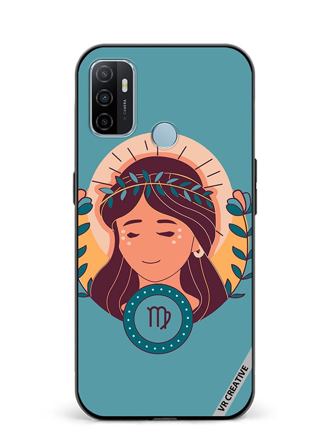 VR CREATIVE Protective Case Cover For Oppo A53 Virgin Zodiac Signs Design Multicolour - Image 1