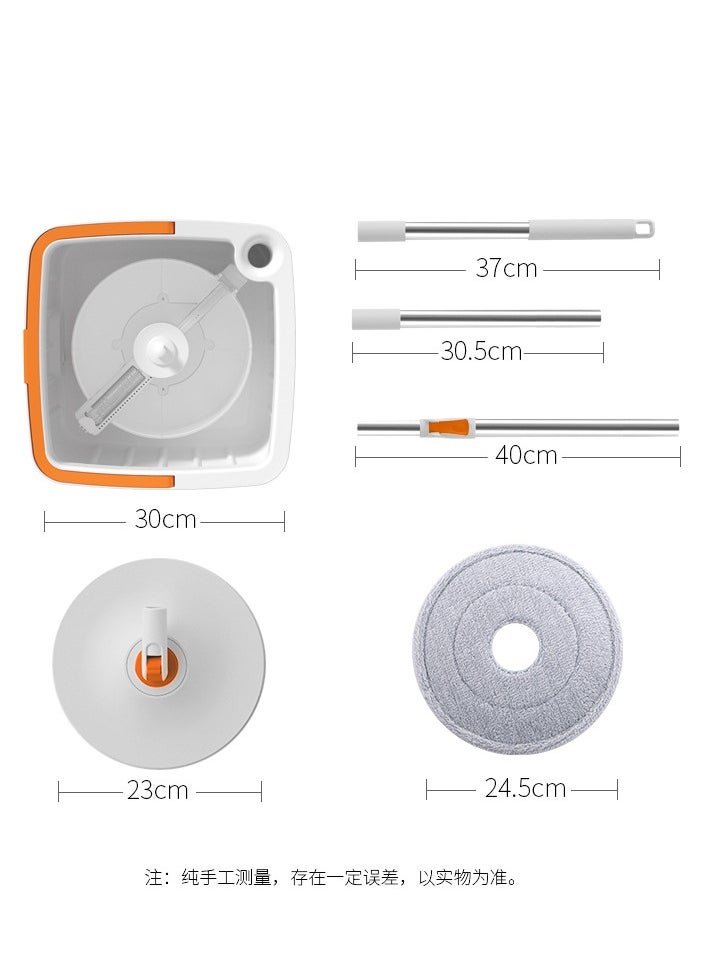 Generic - Premium Spin Mop & Bucket Set,Round Mop for Floor Cleaning, High-Speed Turbine Effortless Dirt Separation, Visual Dehydration Indicator, Ultra-Fine Fiber Cloth for Super Absorption - Image 1