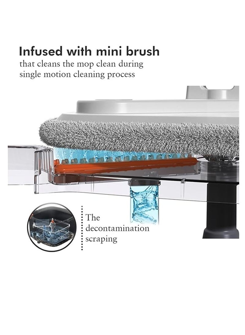 Generic - Premium Spin Mop & Bucket Set,Round Mop for Floor Cleaning, High-Speed Turbine Effortless Dirt Separation, Visual Dehydration Indicator, Ultra-Fine Fiber Cloth for Super Absorption - Image 1