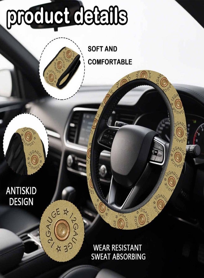 Ldntly Ladybug Steering Wheel Cover,Non-Slip Breathable Neoprene Steering Wheel Covers,Ladybugs Car Accessories and Car Decor,Ladybug Gifts for Women,Men Universal 15 Inch Fit Auto,SUV,Truck - Image 2