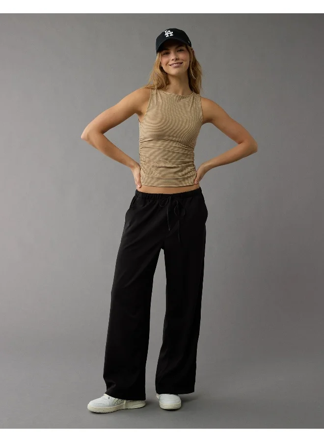 American Eagle AE Low-Rise Pull-On Poppy Trouser