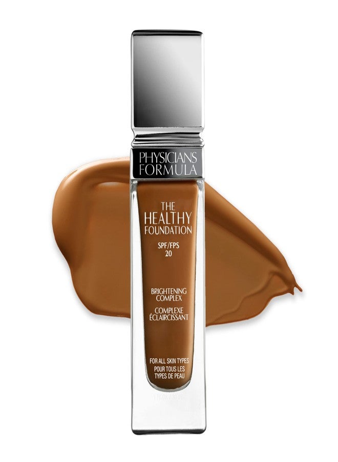 Physicians Formula The Healthy Foundation DpC1 Deep-Cool | Hydrating Liquid, Natural Finish, SPF 20 | Dermatologist Tested, Clinicially Tested - Image 1
