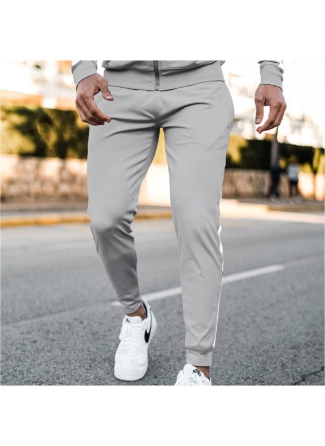 NIBEMINENT - Mens Tracksuit with Zipper Pockets Full Zip Hoodie Sweatsuit 2 Pieces Athletic Sports Casual Sweat Suits - Image 1