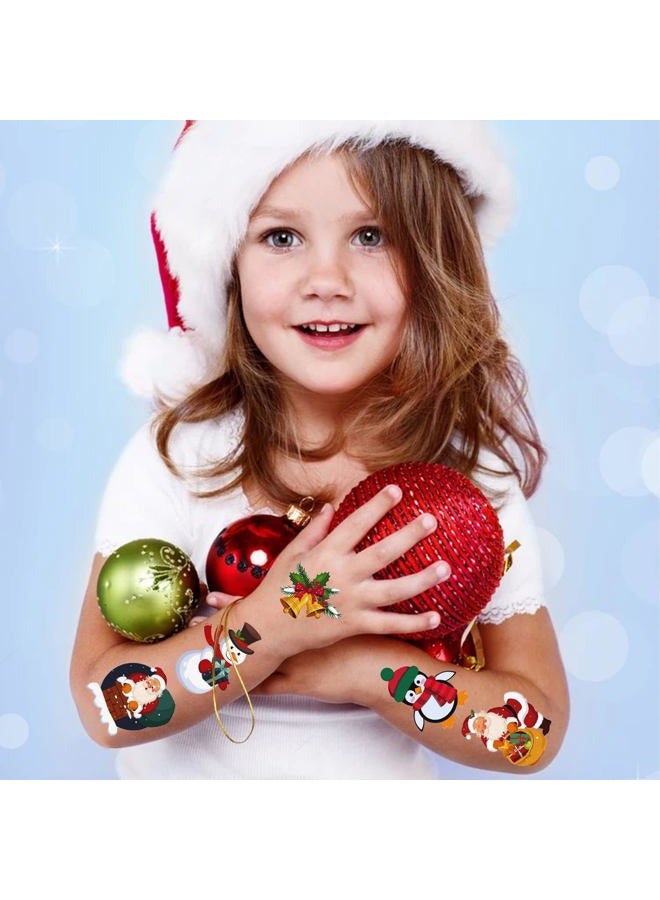 PARTYWIND Colorful Christmas Temporary Tattoos for Kids Stocking Stuffers, 65 Styles Christmas Birthday Party Supplies Favors Decorations for Boys Girls Stocking Stuffers, Trick or Treat Party - Image 4