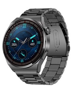 Porsche Bluetooth Calling IP68 Waterproof Heart Rate Monitor Fitness Tracker Smartwatch Black  - Image 1