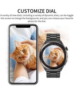 Porsche Bluetooth Calling IP68 Waterproof Heart Rate Monitor Fitness Tracker Smartwatch Black  - Image 5