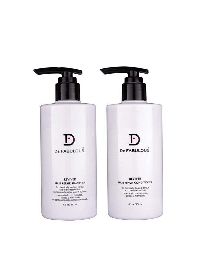 De Fabulous Reviver Hair Repair Shampoo & Conditioner 250ml (Combo Of 2) | Sulphate-Free pH Balanced | All Hair Types - Image 1