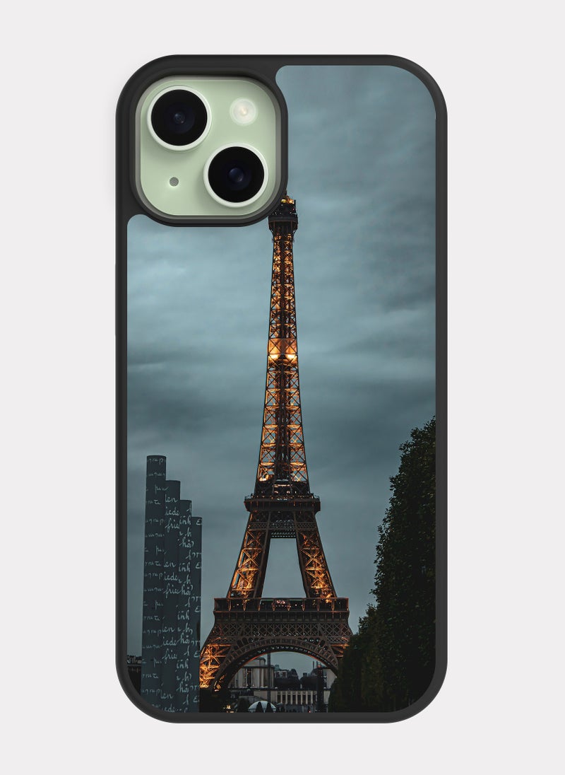 PXLAAT iPhone 15 case cover Eiffel Tower Paris - Image 1
