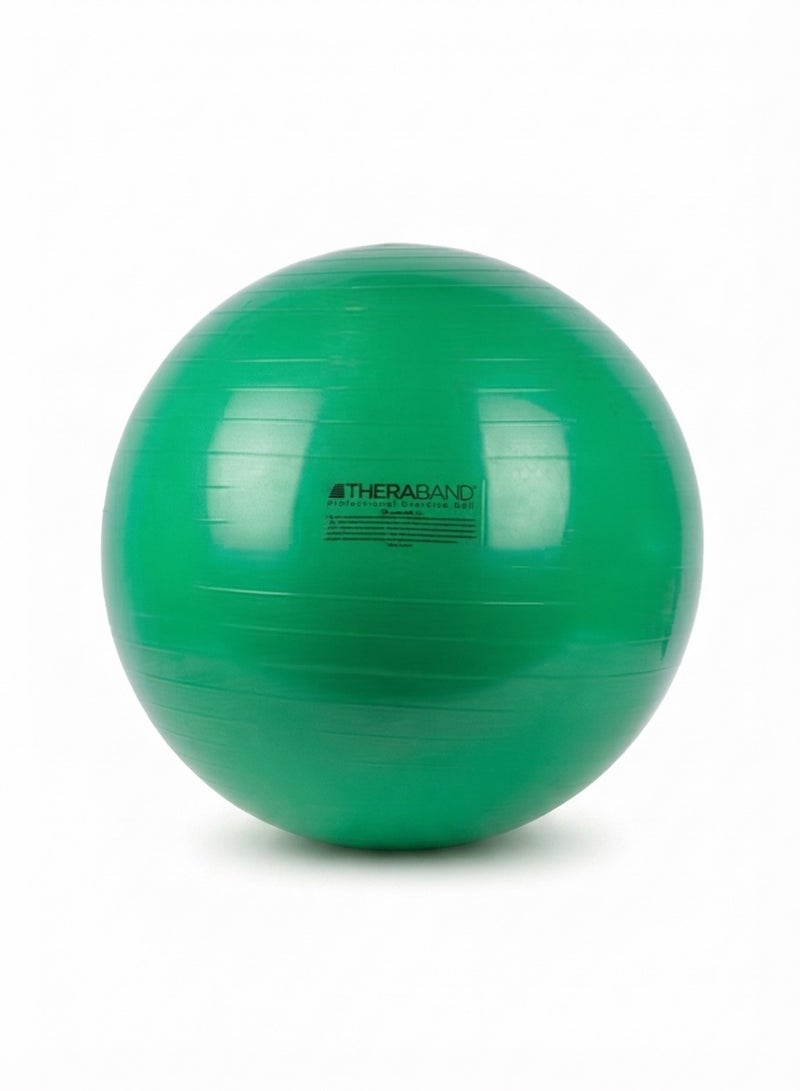 Theraband Exercise Ball for Yoga Pilates Core Training Balance Fitness Rehabilitation Anti Burst Stability Ball Green 65 cm - Image 1