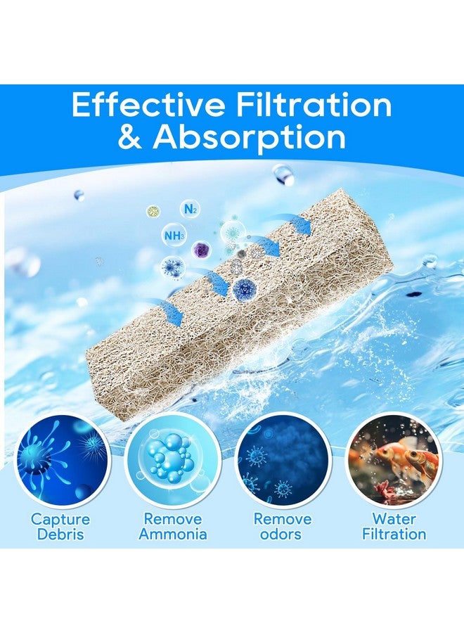 Cunina Cunina 12PCS Ammonia Reducer Filter Pads Compatible with Aqueon Quietflow 20 & 75, Sponge Replacement Filter Cartridges for Aqueon Quietflow LED PRO Aquarium Fish Tank Power Filter - Image 3