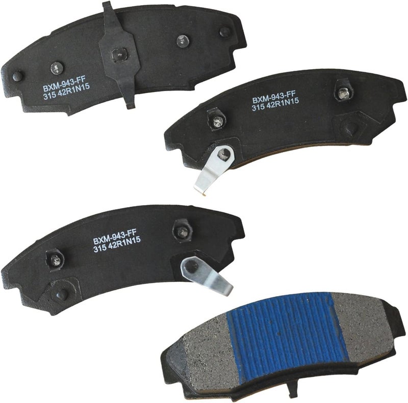 Bendix Premium SBM315 Semi-Metallic Front Brake Pads for Buick Reatta 1991-1988, Riviera 1991-1986, Cadillac Allante 1992-1987, Eldorado 1991-1986, Seville 1991-1986, Oldsmobile Toronado 1991-1986 - Image 1