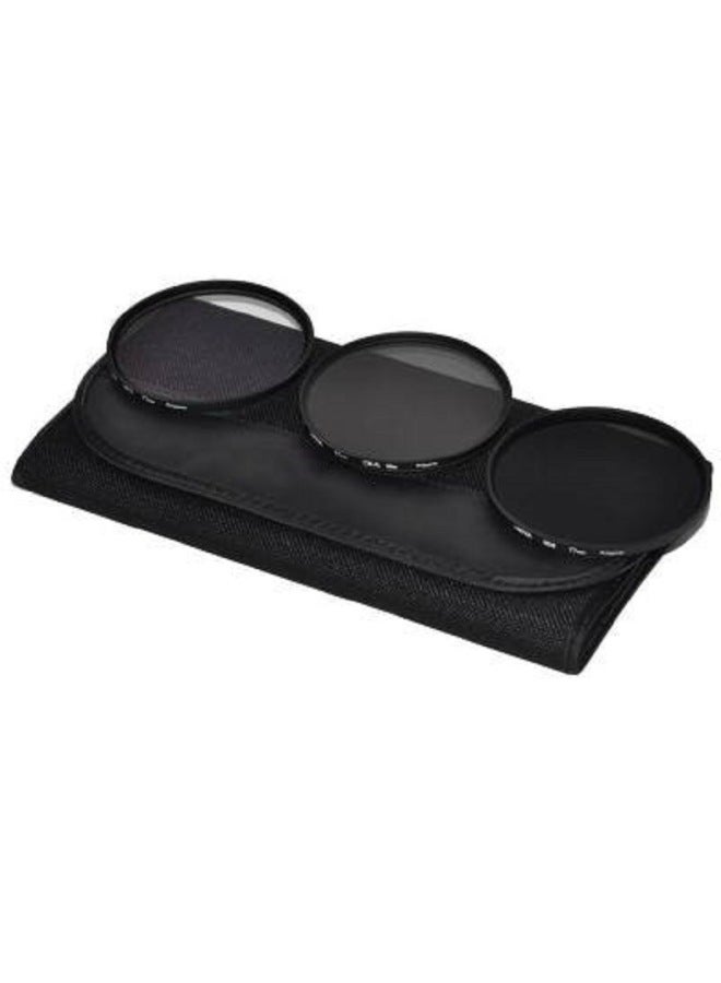 UV Mirror CPL Polarizer ND8 Subtractive Lens 77mm Filter Set Filter Package Ultra HD Digital Camera Lens-Color:52mm With Filter Bag  - Image 3