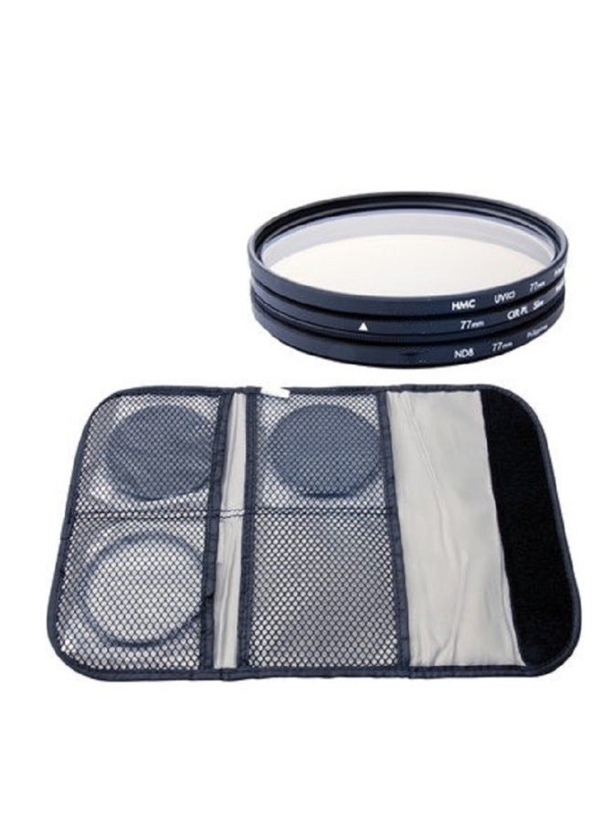 UV Mirror CPL Polarizer ND8 Subtractive Lens 77mm Filter Set Filter Package Ultra HD Digital Camera Lens-Color:52mm With Filter Bag  - Image 5