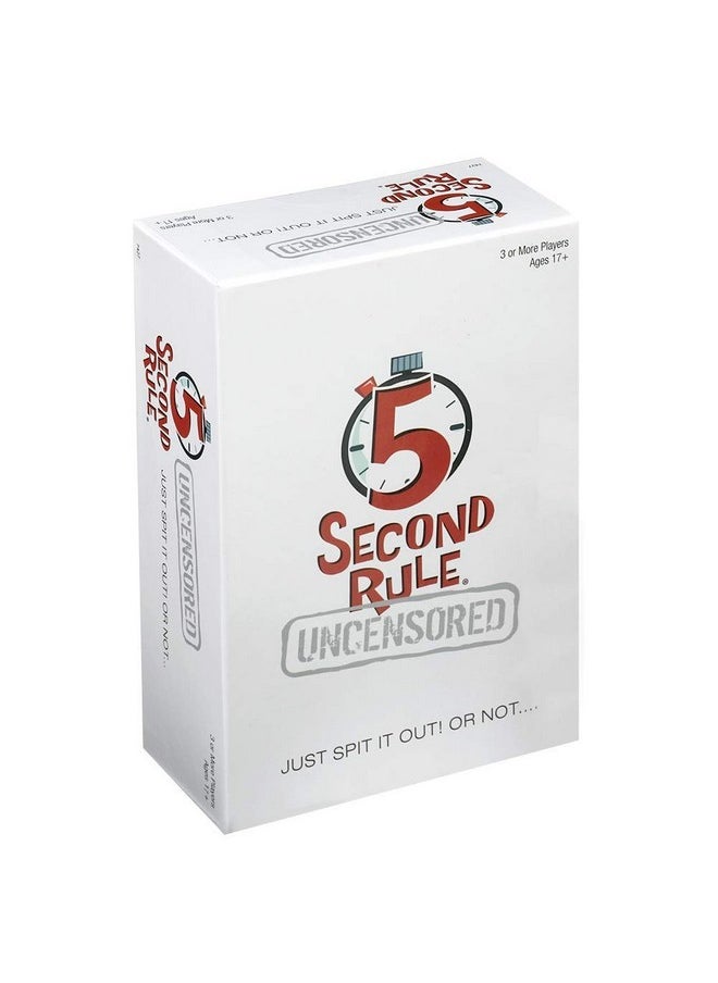 5 Second Rule Uncensored Funny Card Game For Game Night For Ages 17 And Up  - Image 1