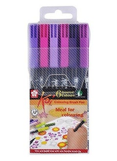 SAKURA Koi 6 Water Colour Brush Pen (Violets)  - Image 1