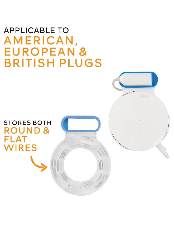 Wall Mount Bracket for WiFi Router, Easy-to-Install Deco Holder Cable and Power Line Storage Boxes for Tp Link Deco M5, Without Messy Wires or Screws, White - Image 3