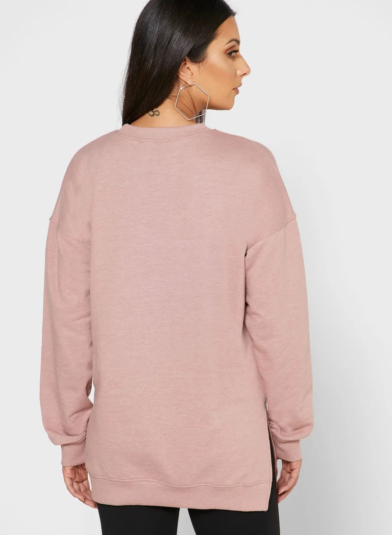 Missguided Maternity Slogan Sweatshirt