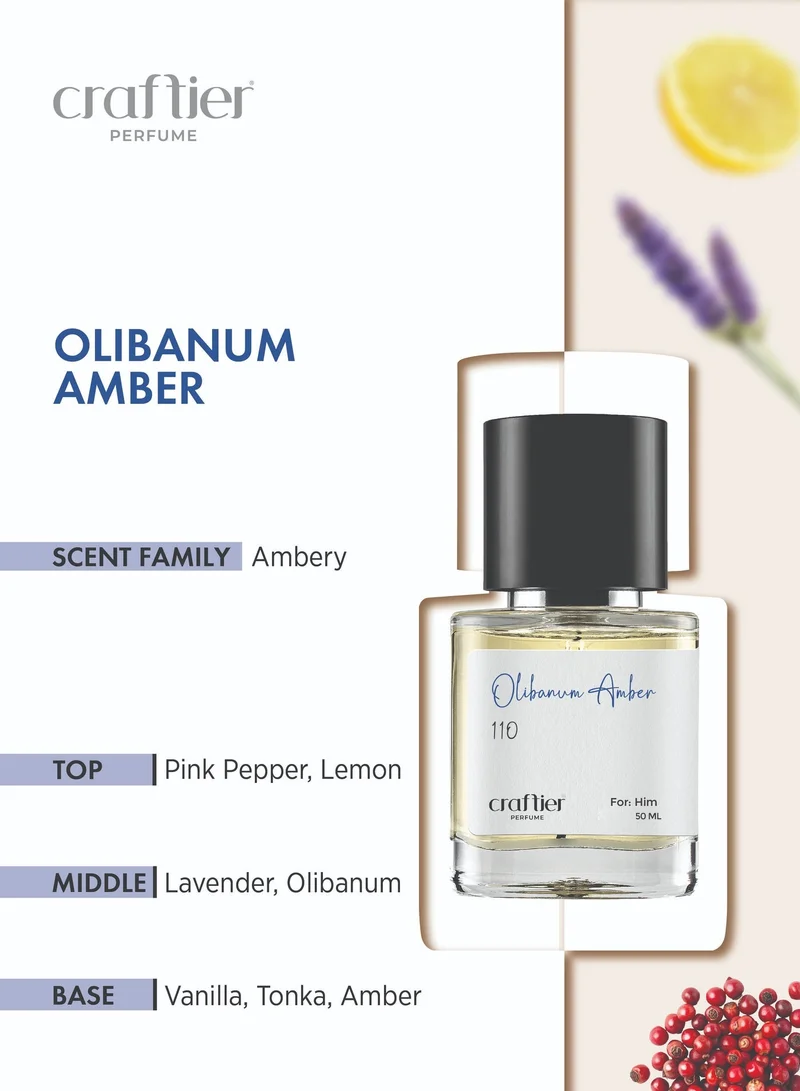 Craftier Perfume Inspired-Invictus Victory OLIBANUM AMBER - Inspired of-INVICTUS VICTORY, Eau De Parfum for Men - 50ml, Long Lasting Ambery Fragrance Upto 24 Hrs, Travel Size Men's Perfume for Men | Best Price UAE
