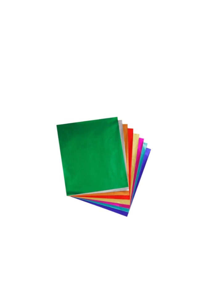 Flamingo A4 METALLIC POLYESTER BOARD, A4 10SHEETS ASSORTED COLORS - Image 2